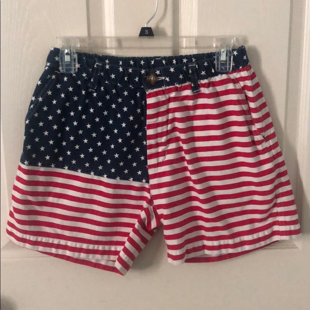 SMALL Chubbies 7” ‘MERICAS American flag shorts
